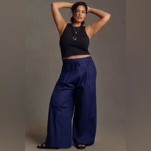 Maeve Skirty Utility high rise wide leg trousers. Style #89495493